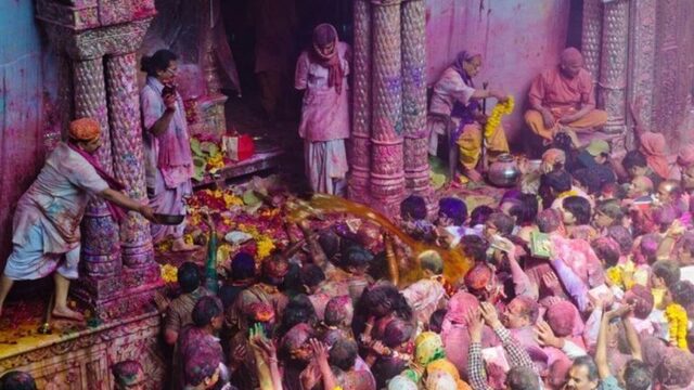 Holi en Mathura y vrindhavan 